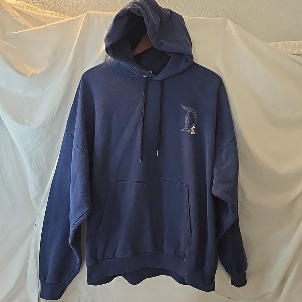 Disney Parks Hanes Mickey Mouse Disneyland Resort Hoodie Size 3XL Blue - Picture 2 of 10